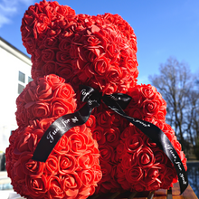 Load image into Gallery viewer, Classic Red Bliss Rose Bear
